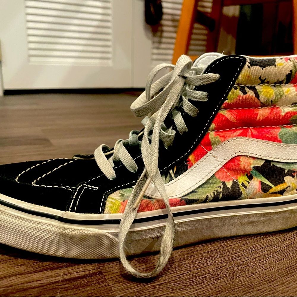 Floral pattern Vans